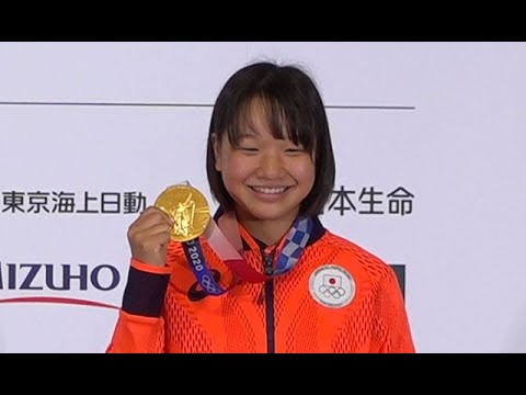 【東京五輪】13歳西矢、周囲に感謝 スケートボード 最年少金から一夜明け
