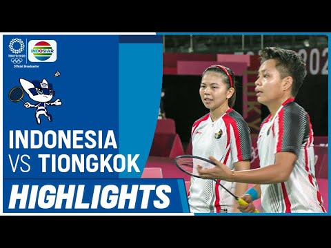 INA vs CHN-女子ダブルスバドミントン決勝:グレイシア/アプリヤニvsチェン/ジア| 東京2020オリンピック