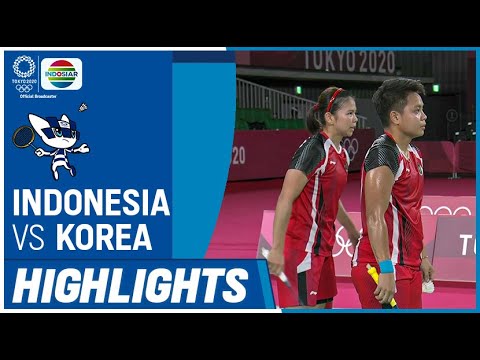 INA vs KOR-女子ダブルスバドミントン準決勝:グレイシア/アプリヤニvsシン/リーソ| 東京2020オリンピック