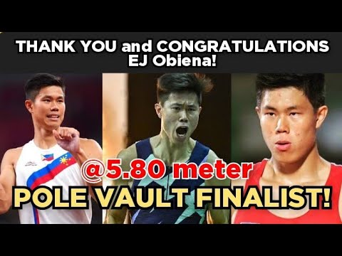 EJ Obiena、LAGLAG na sa MENS POLE VAULT FINALS | 東京オリンピック2020ありがとうEJ