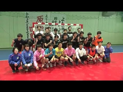 東京五輪ハンドボール男子日本代表の選手らが中高生を指導(熊本) (21/12/26 17:30)