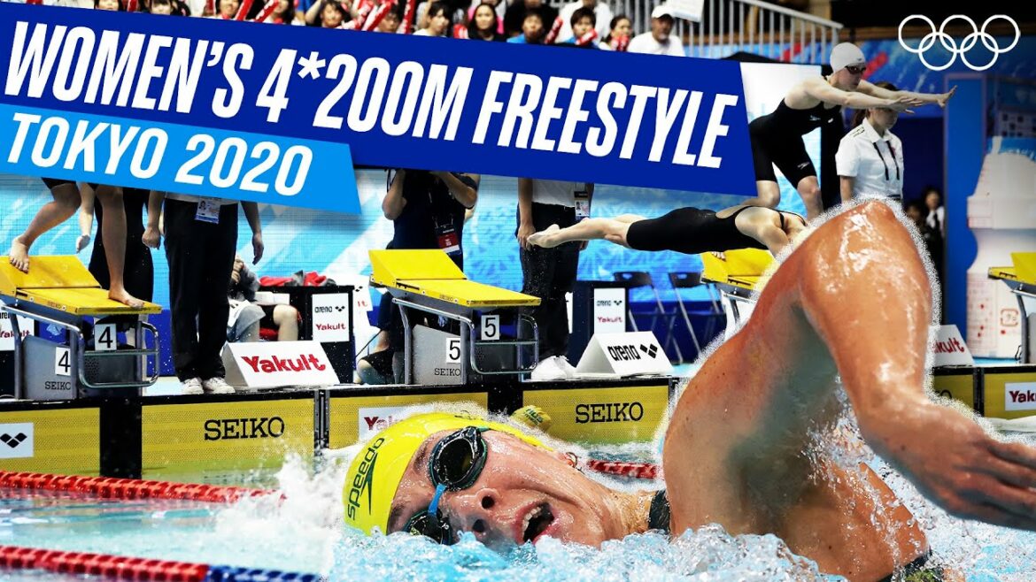 CLOSE Final! Women's 4x200m Freestyle Relay 🏊🏼♀️| Tokyo 2020 Replays