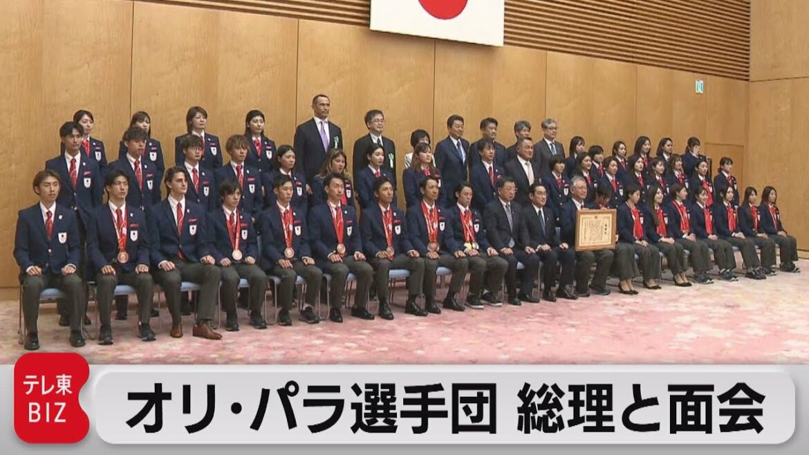 北京選手団に総理が感謝状(2022年5月9日)