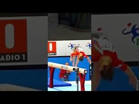 Natsumi Sasada🇯🇵 Crazy Beam Mount🔥🤯 Round Off Spring Board Back Lay Full Twist Up To Beam⚡