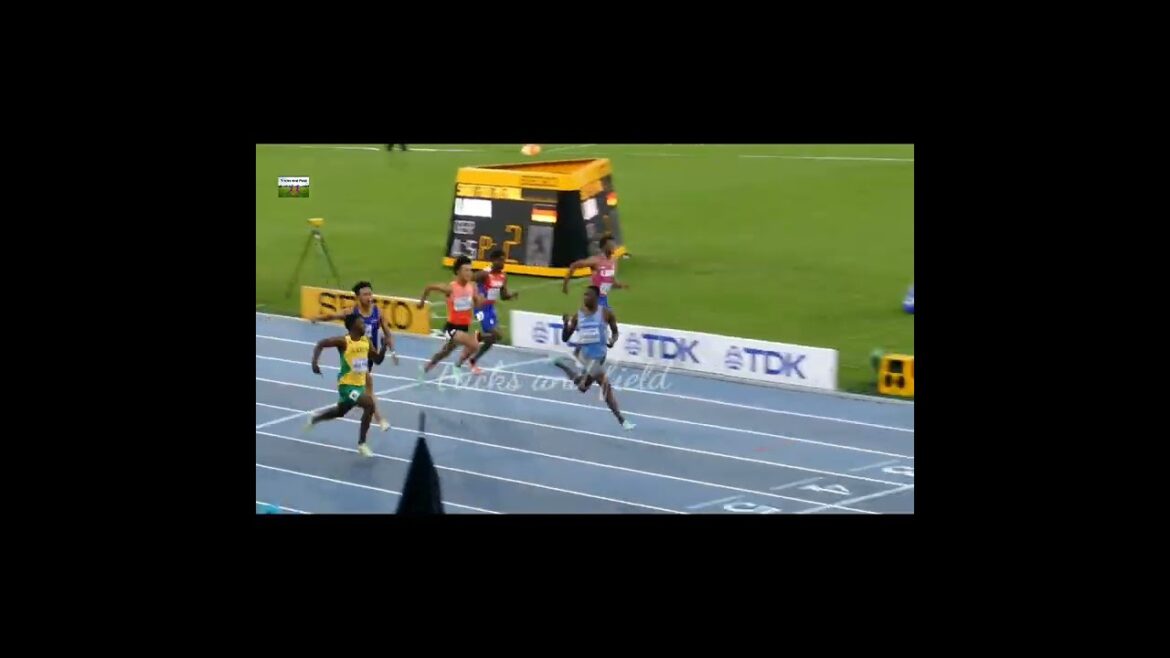 9.91 New under 20 world record 100m