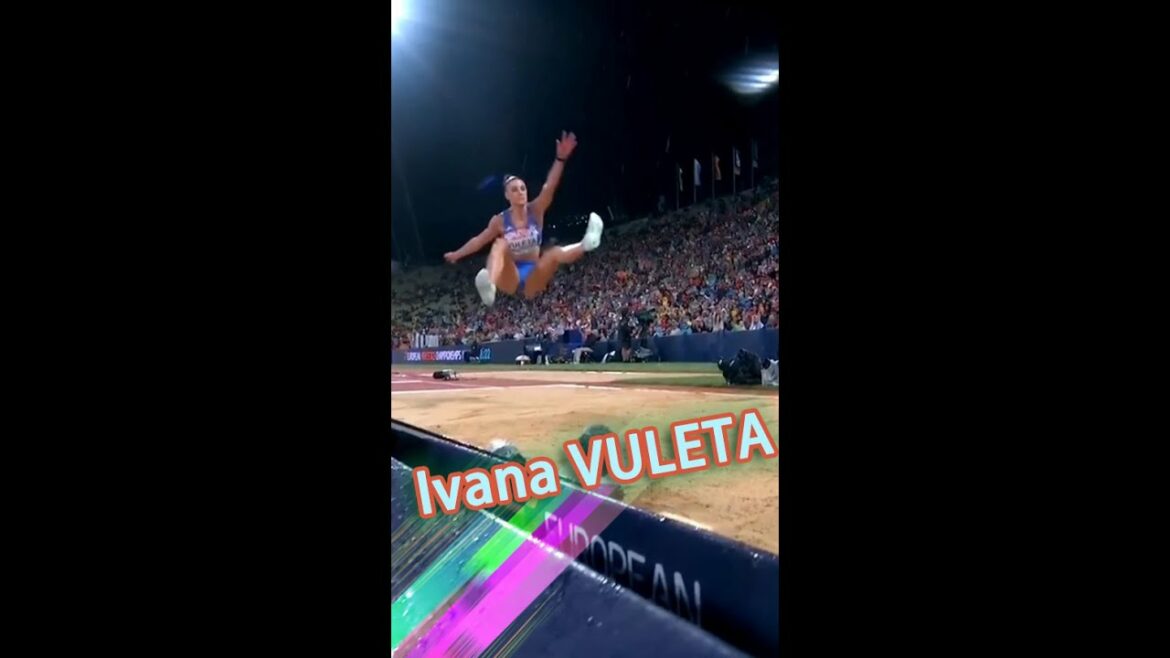 Ivana VULETA Wins Gold 7 06M Women's Long Jump Final Munich 2022shorts