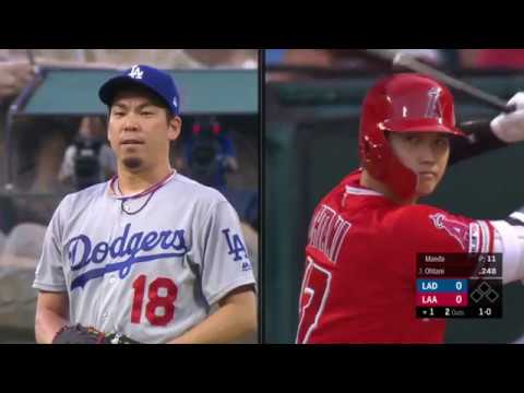 大谷翔平…前田健太からホームラン!!