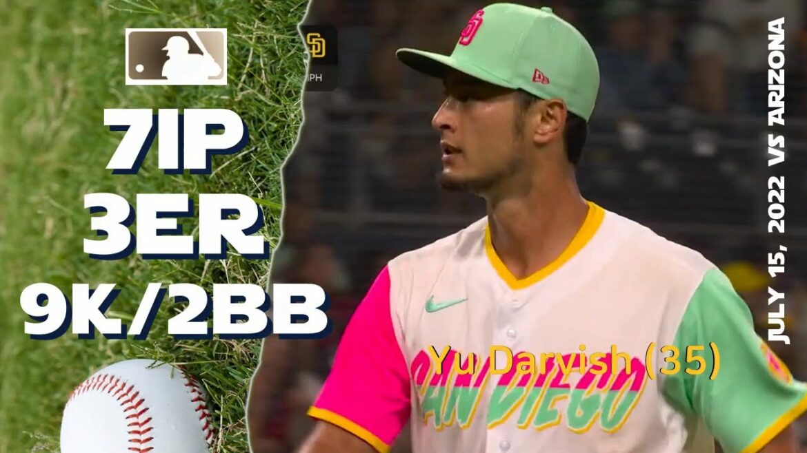 Yu Darvish ダルビッシュ 有 | July 15, 2022 | MLB highlights