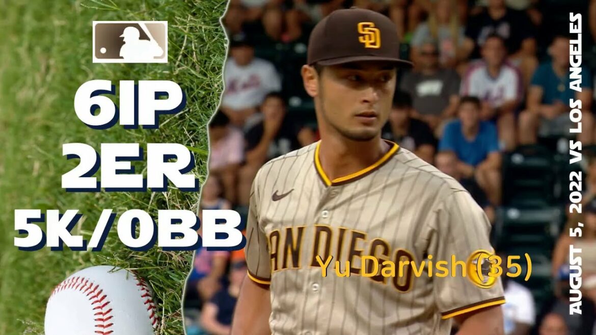 Yu Darvish ダルビッシュ 有 | Aug 7, 2022 | MLB highlights