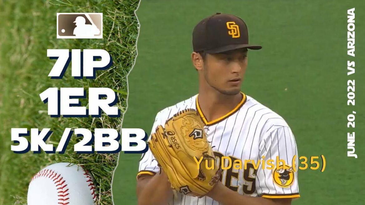Yu Darvish ダルビッシュ 有 | June 20, 2022 | MLB highlights