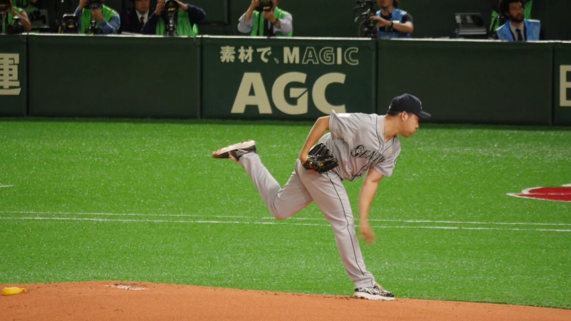 シアトル・マリナーズ 菊池雄星 投球フォーム(スローモーション) (Yusei Kikuchi)