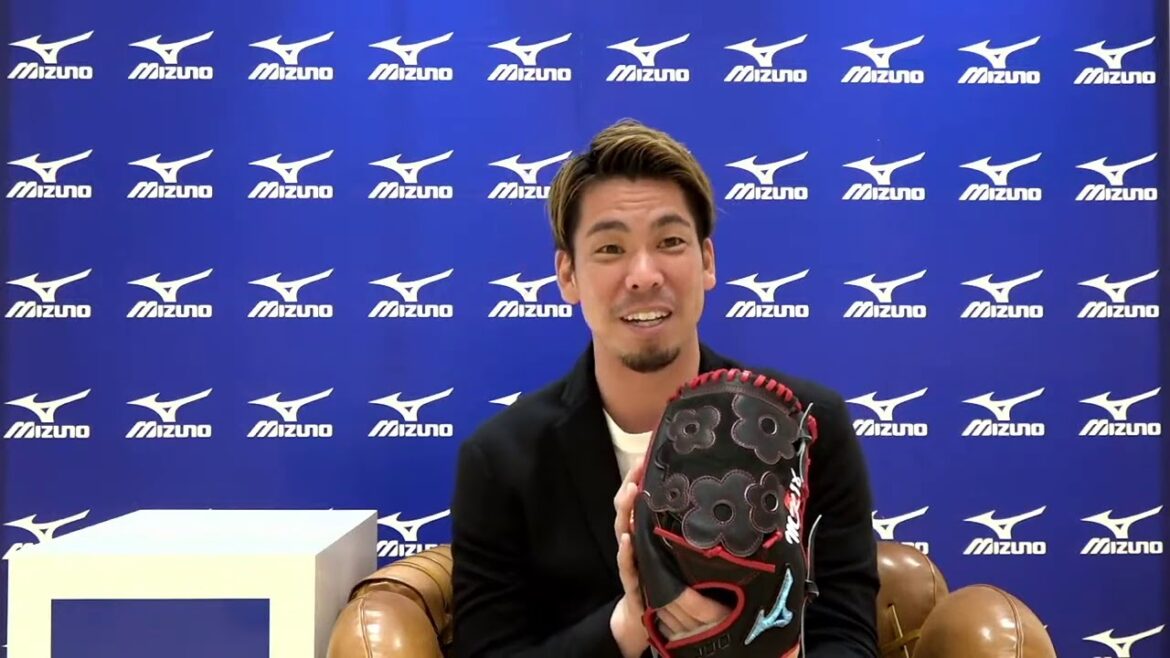 前田健太選手2021年使用グラブリモート発表会