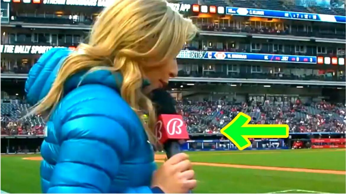【海外の反応】選手を待ってると油断してた海外の女子アナに次の瞬間・・コレは球場の恐ろしさを知ったわ!!【大谷翔平】
