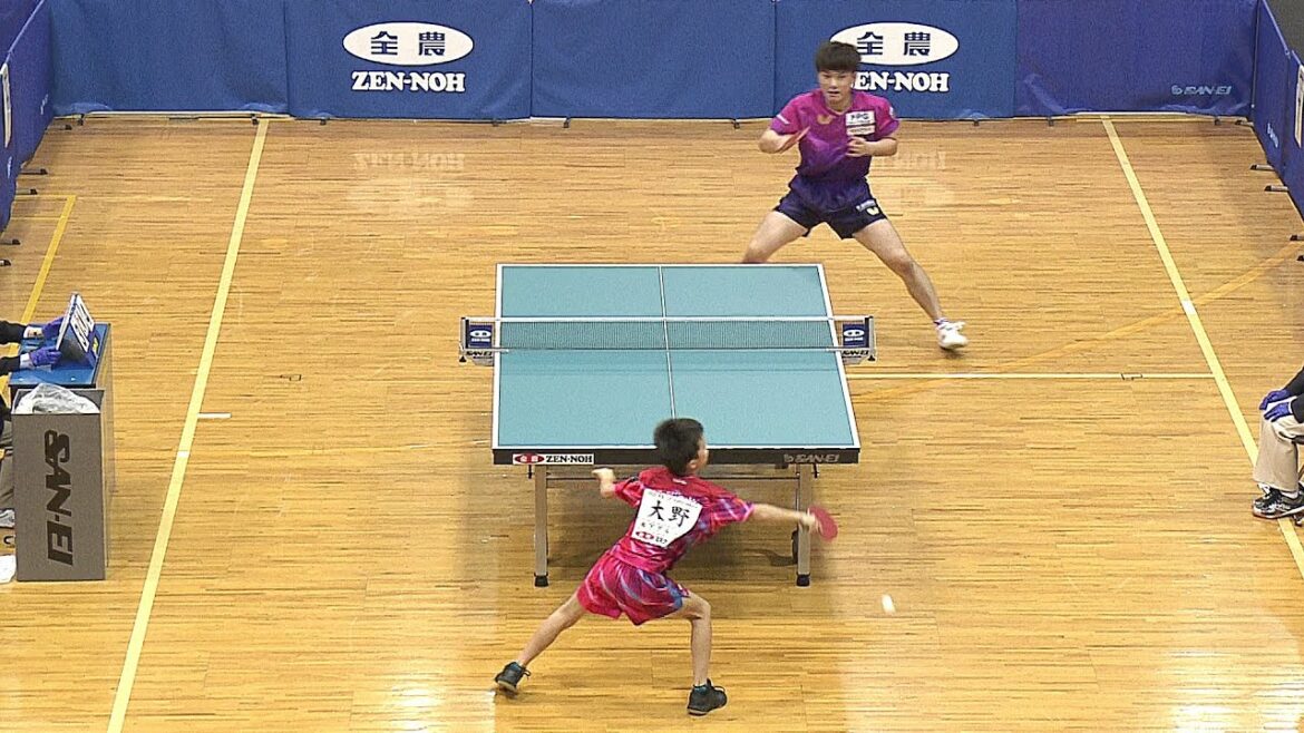 【男子1回戦 フルマッチ】張本智和 vs 大野颯真|第3回 パリ五輪日本代表選考会 TOP32 男子シングルス