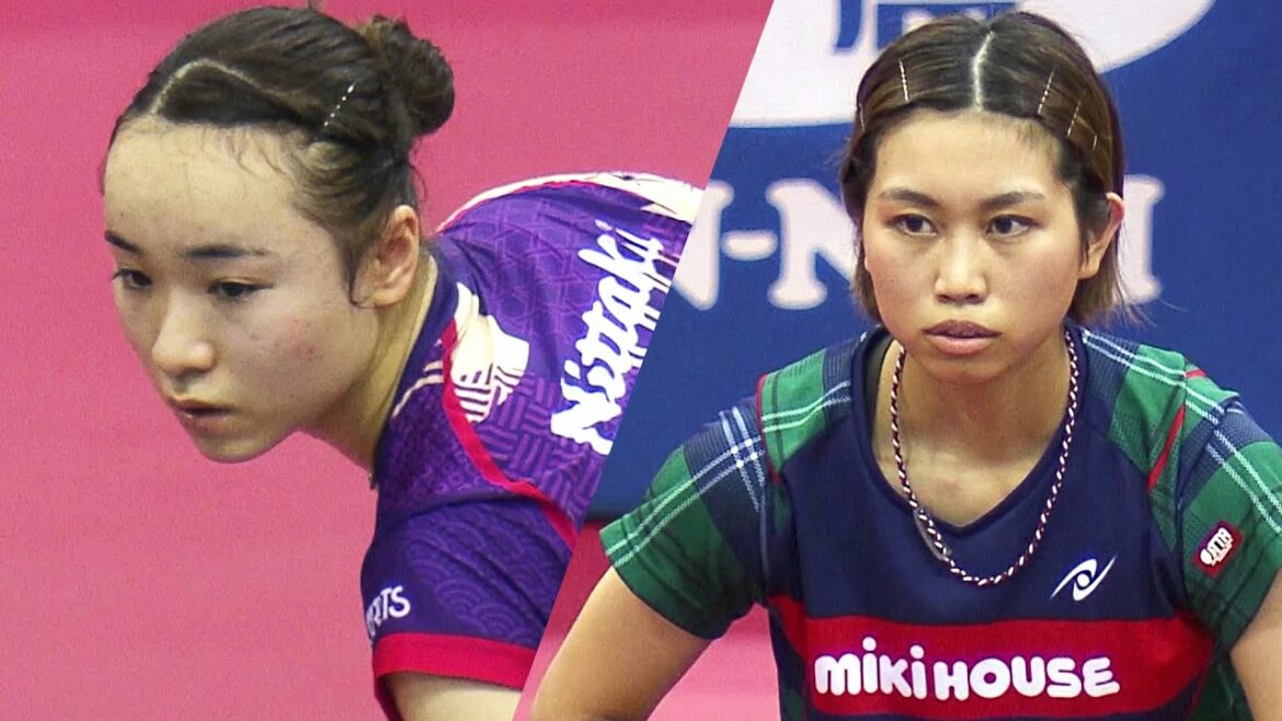 【女子5-8位決定戦 5G途中〜】伊藤美誠 vs 佐藤瞳|第3回 パリ五輪日本代表選考会 TOP32 女子シングルス
