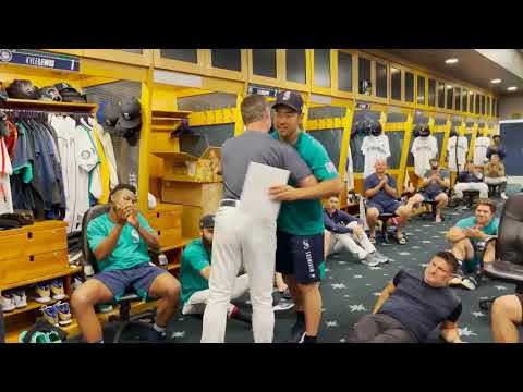 菊池雄星 夢のMLBオールスター選出が叶った瞬間のマリナーズのクラブハウスの様子 MLBメジャーリーグ