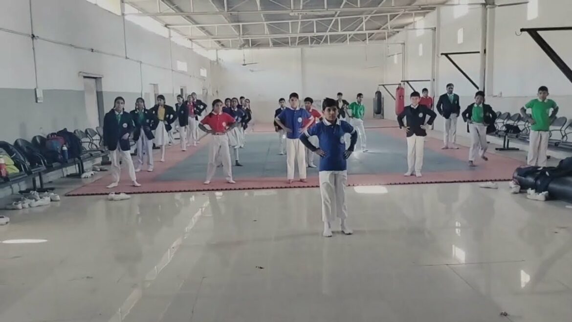 空手のウォームアップ🤟 #ndsi #school #sachinkarate #fitness #exercise