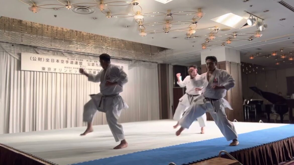 【東京五輪・喜友名諒】団体形演武・分解「オーハン大」ナショナルチーム