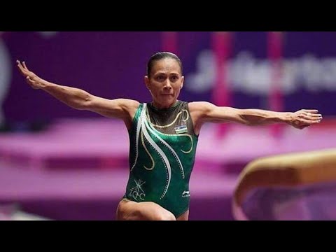 オクサナ チュソビチナ 48 がワールドカップ体操ドーハ 2023 で銅メダルを獲得しました。