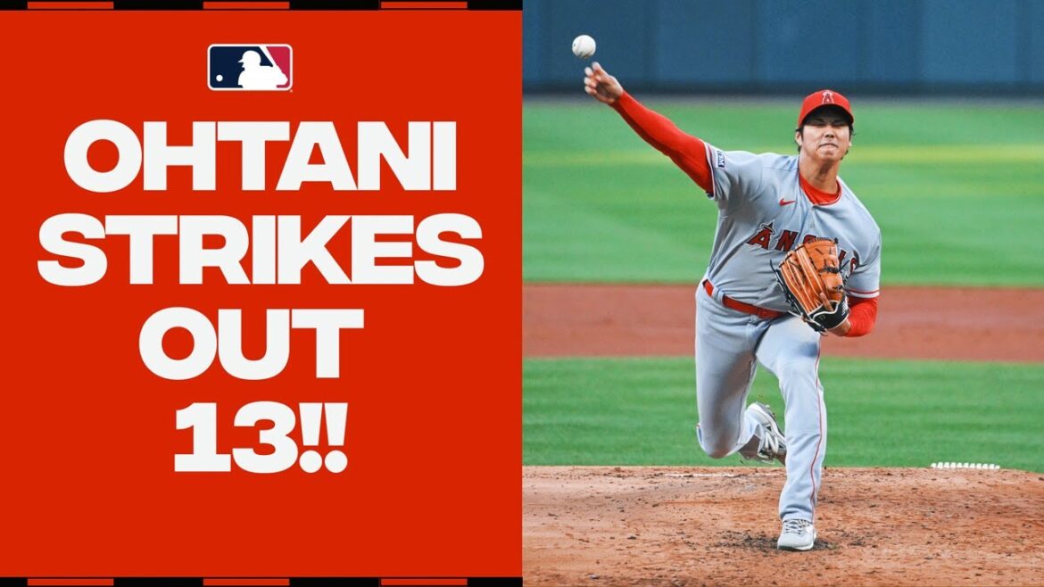 Have a day, Shohei! Shohei Ohtani ties his career high with 13 strikeouts!