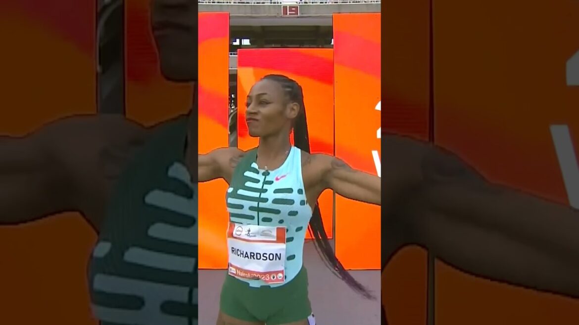 Sha’Carri Richardson dominating women’s sprinting so far in 2023 🔥 #shorts #track #athletics