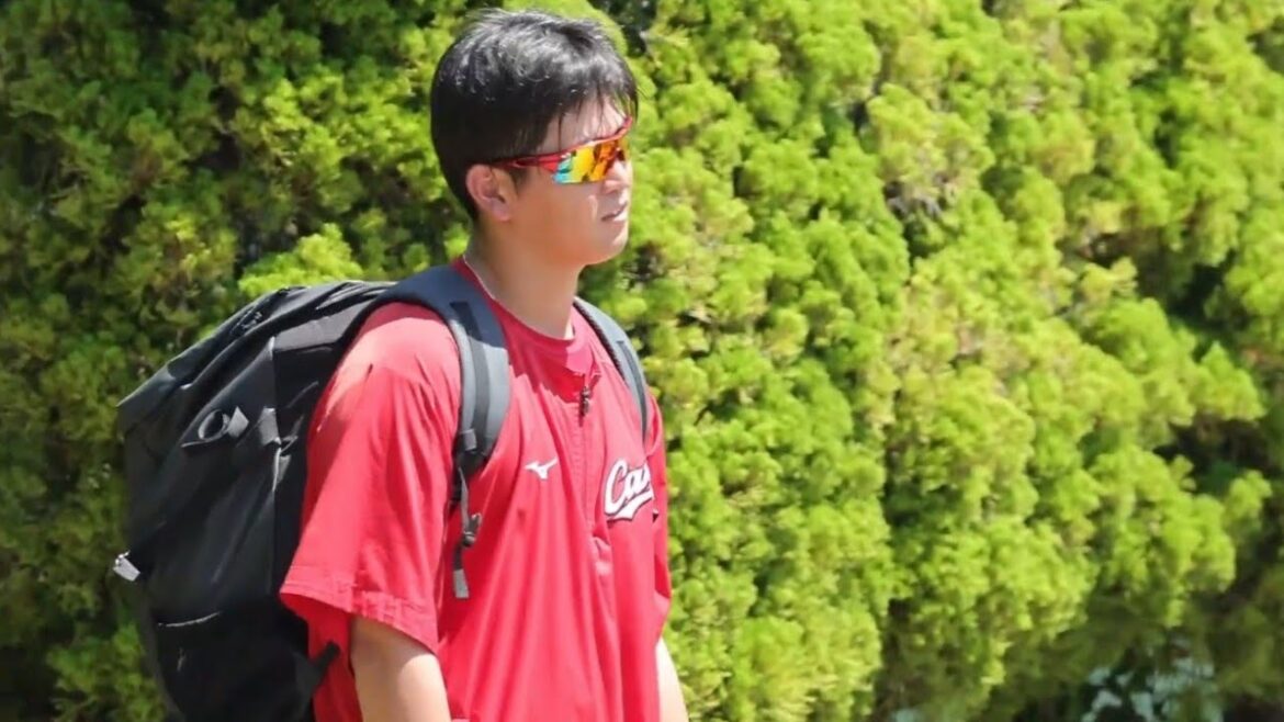 【広島カープ 高橋昂也】高橋投手一軍で待っとるよ~✊ 由宇球場 2023.8.20