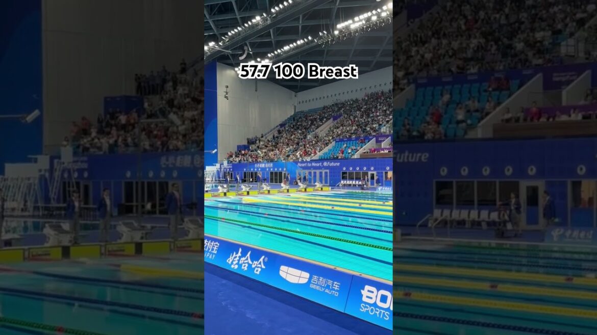 Crazy Fast 100 Breast at Asian Games