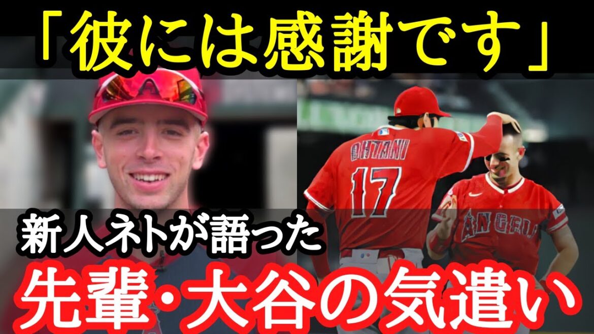 【大谷翔平】後輩へのアドバイス・寄り添い方も超一流!気遣い上手な大谷へネトが語った感謝の言葉【海外の反応】