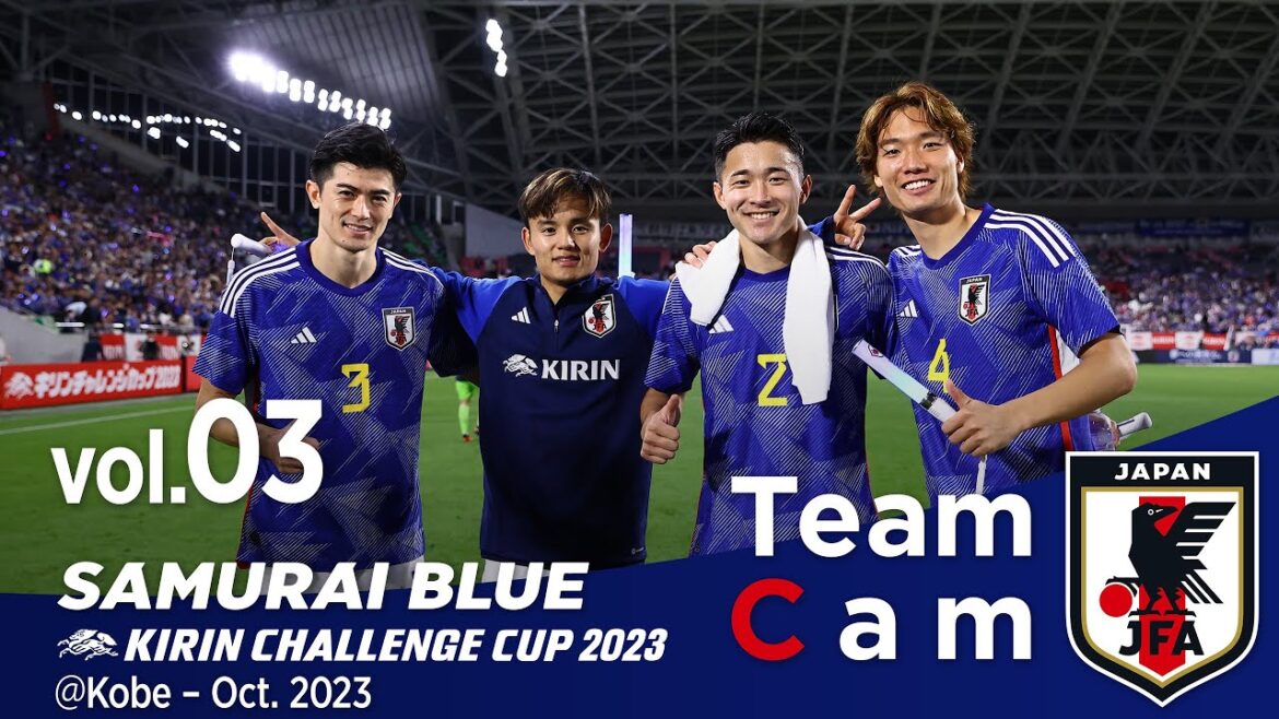 Team Cam vol.03|チュニジア代表戦の舞台裏|@Kobe – Oct 2023|SAMURAI BLUE
