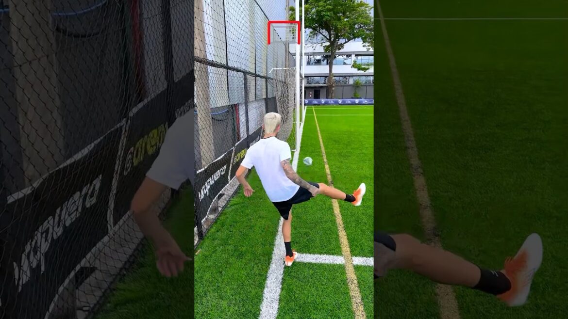 DESAFIO DO GOL OLÍMPICO 🥅⚽️