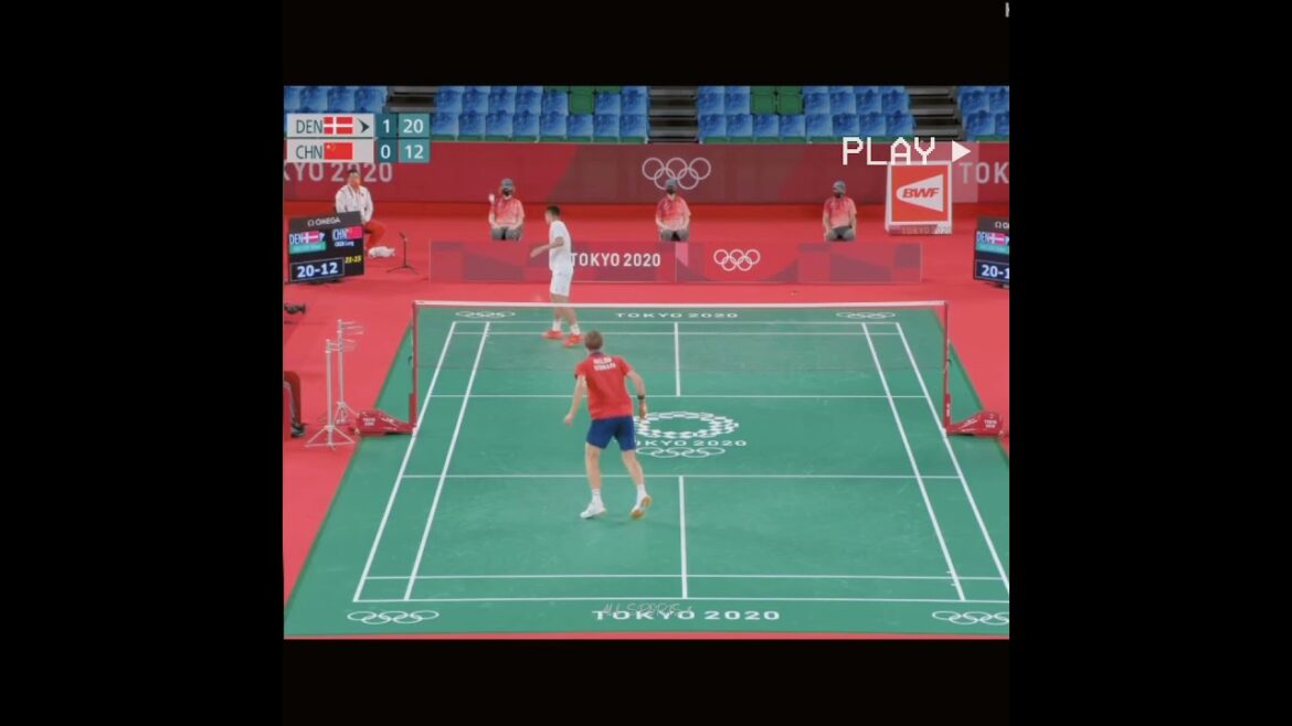 ヴィクトール・アクセルセン🇩🇰バドミントン東京オリンピックで金メダルを獲得🥇#Shorts