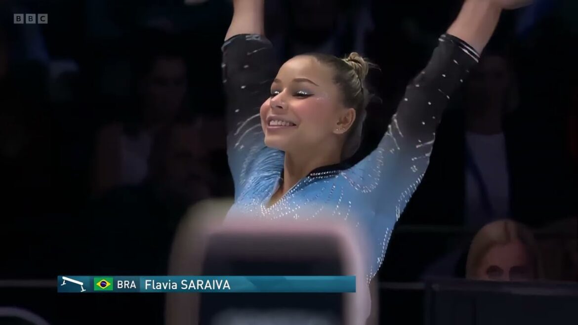 フラビア サライバ ビーム ルーティン 女子個人オールラウンド決勝 2023 年世界選手権スローモーション