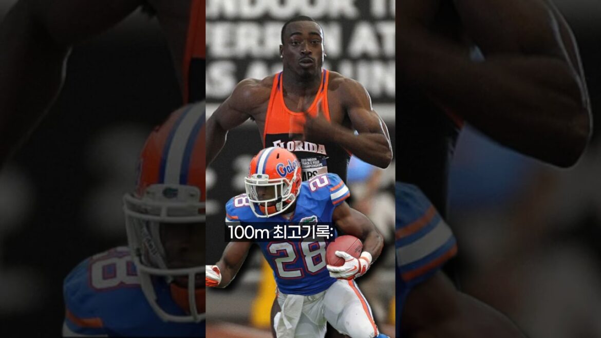 올림픽 은메달리스트가 미식축구 필드 위에서 보여준 스피드 (진짜 개빠르네 ㄷㄷ)