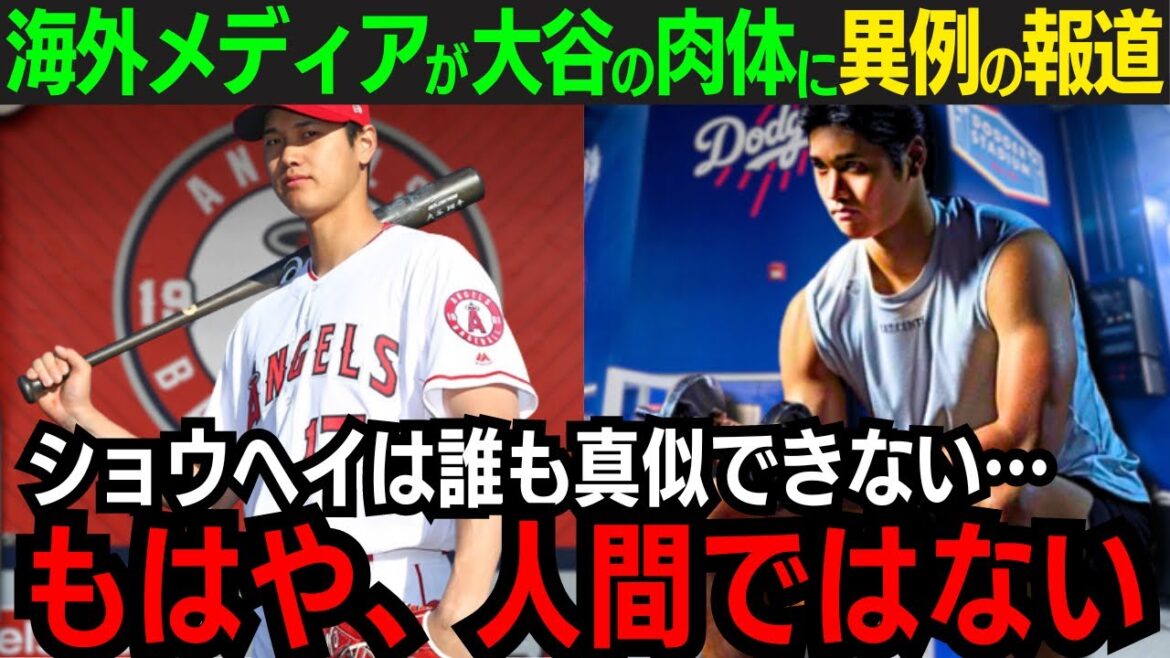 【異例の報道】デカすぎる”大谷の肉体”に海外メディアが特集!「誰にも真似できない…」大谷翔平6年間の進化と軌跡に全世界が注目【海外の反応/新作/MLB/野球/大谷翔平】