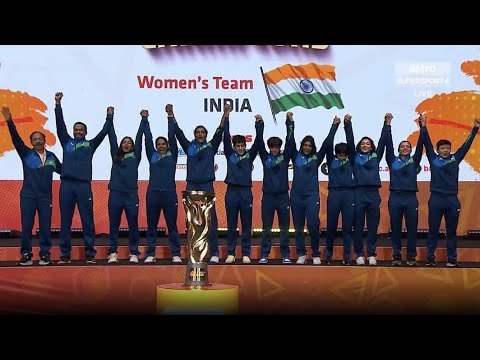 インドがタイを破り、バドミントンアジア選手権初の金メダルを獲得 #badminton #BAC