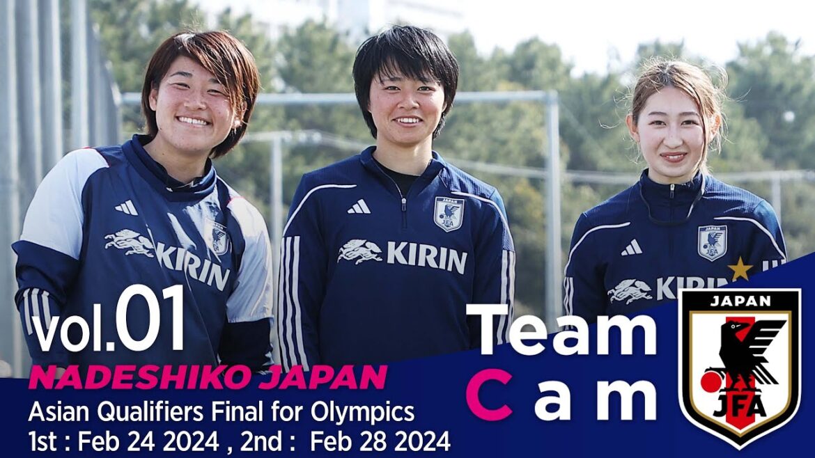 Team Cam vol.01 |パリオリンピック最終予選に向けて国内トレーニング開始| Asian Qualifiers Final for Olympics|なでしこジャパン