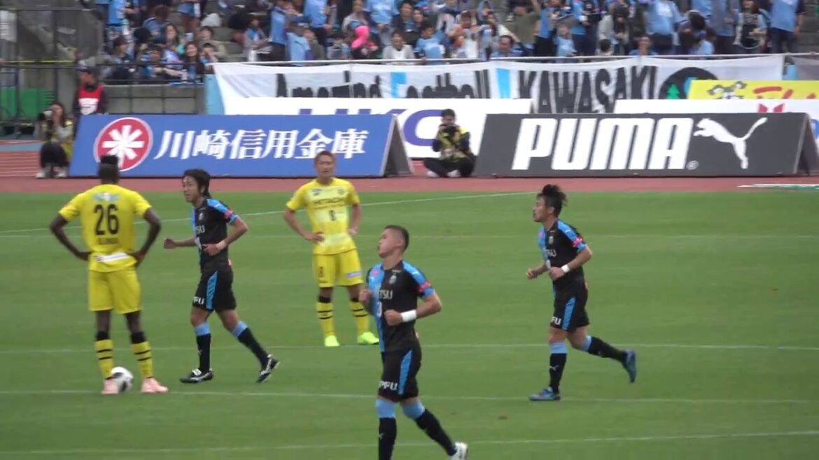 【#Jリーグ】川崎F vs #柏レイソル 憲剛のCK〜 #谷口彰悟 の超絶ヘッド決まる! #frontale #Raysol #中村航輔 #小林悠