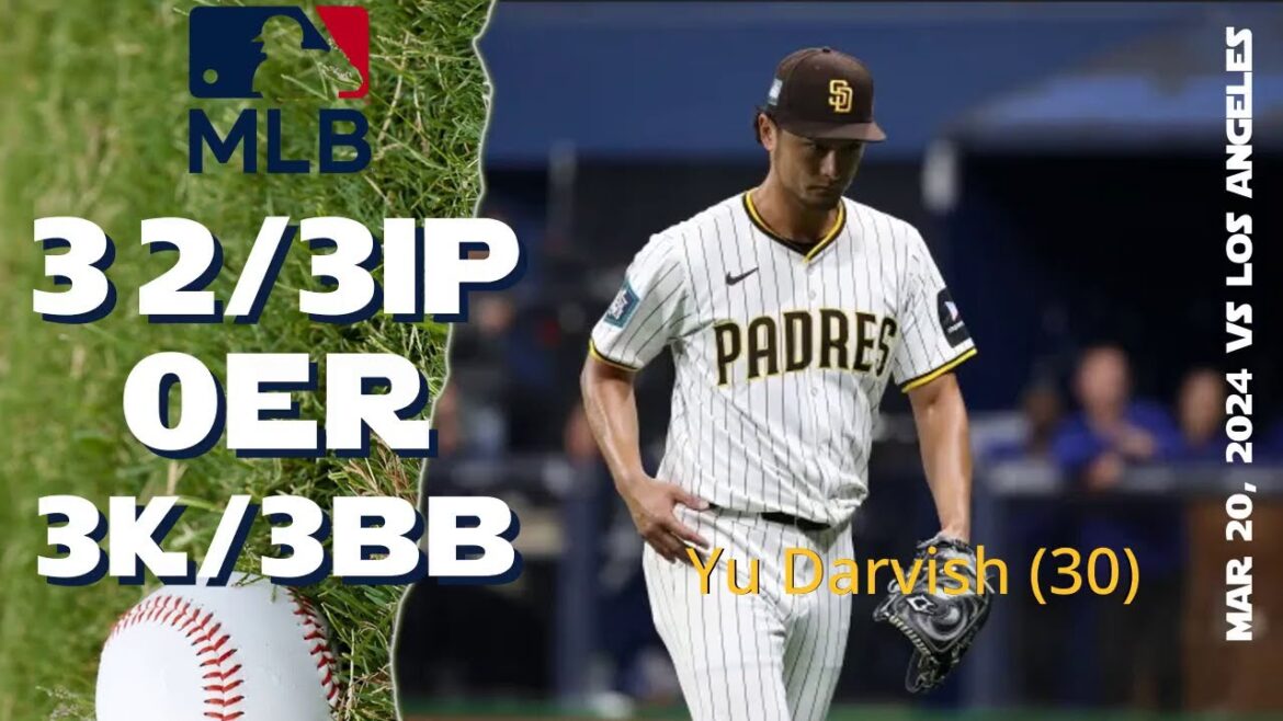 2024 MLB opening Yu Darvish ダルビッシュ 有 March 20 | MLB highlights