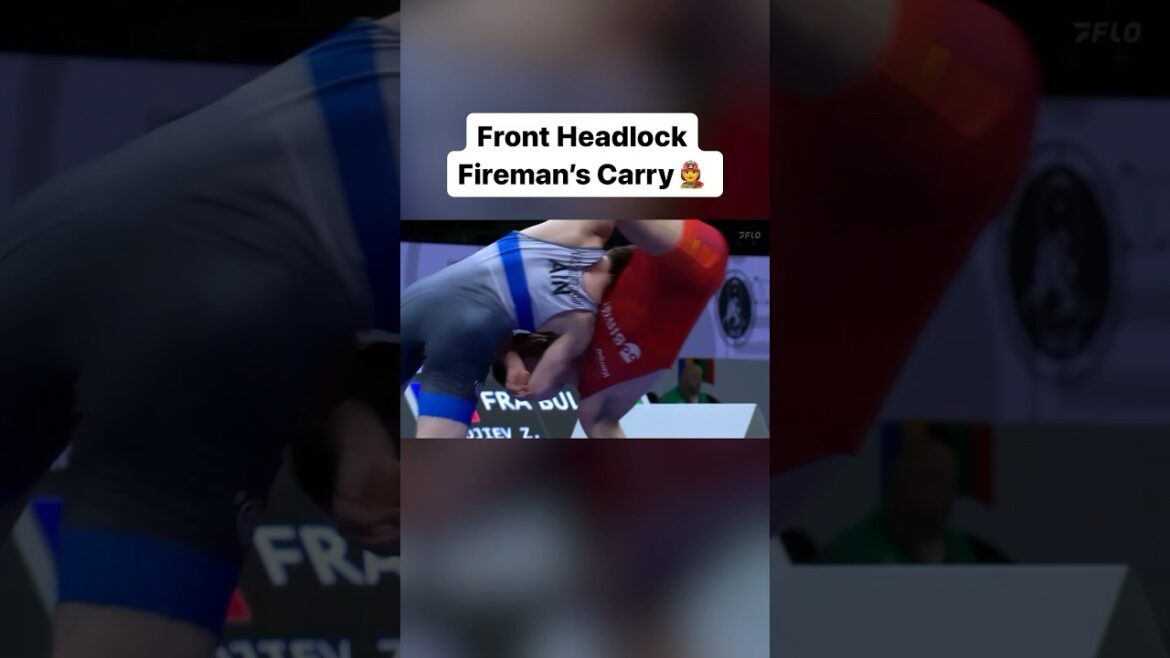 Kadimagomedov hit a MEAN 😡 front headlock to a fireman’s carry👨🚒 at the 2024 European Qualifier