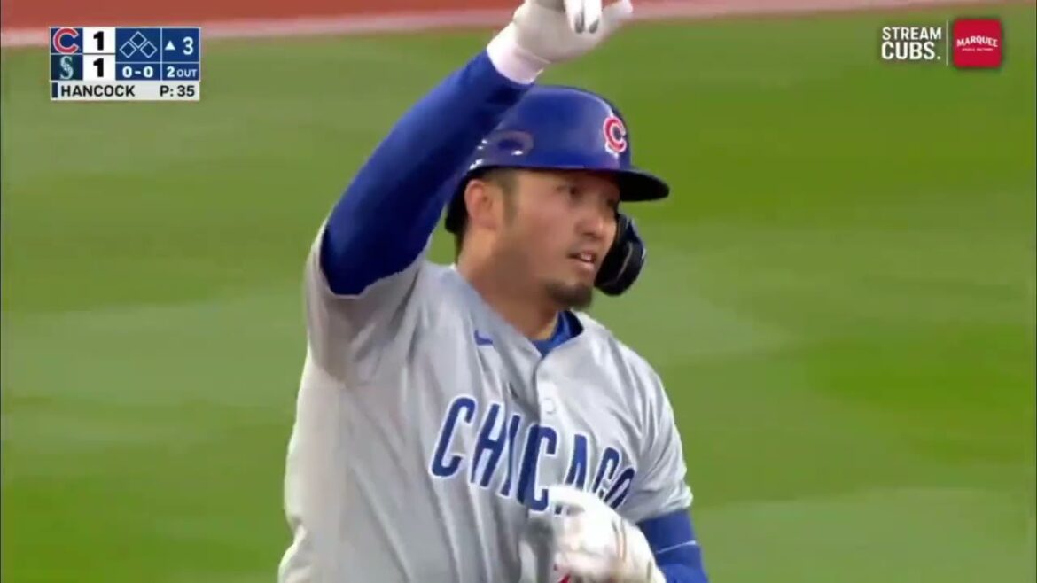 鈴木誠也が第3号ホームラン 貴重な勝ち越し本塁打!