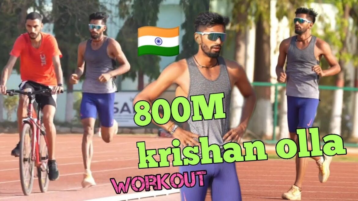 クリシャン・クマール・オラ 800m ランニングトレーニング | インドのアスリートの陸上トレーニング