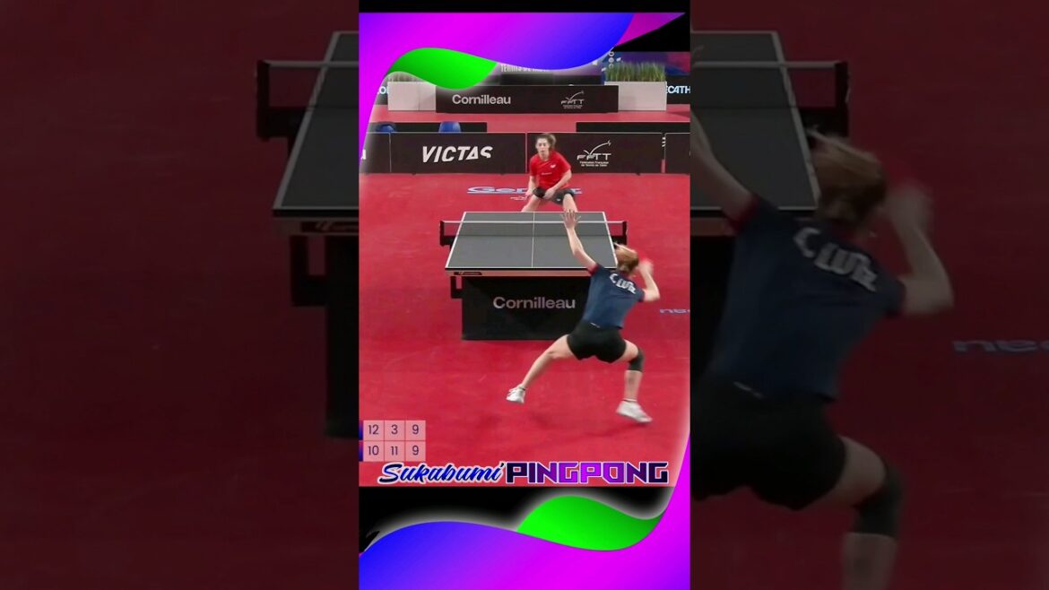 致命的なトップスピン フォアハンドのためのバックハンド ループ #spinforehand #worldtabletennis # beautifulpingpong