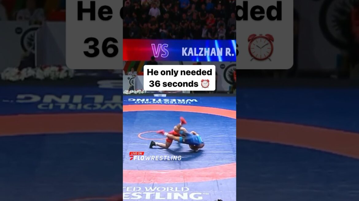Spencer Lee only needed 36 seconds ⏰ to qualify 57-kilograms for team USA 🇺🇸 at the Olympic Games