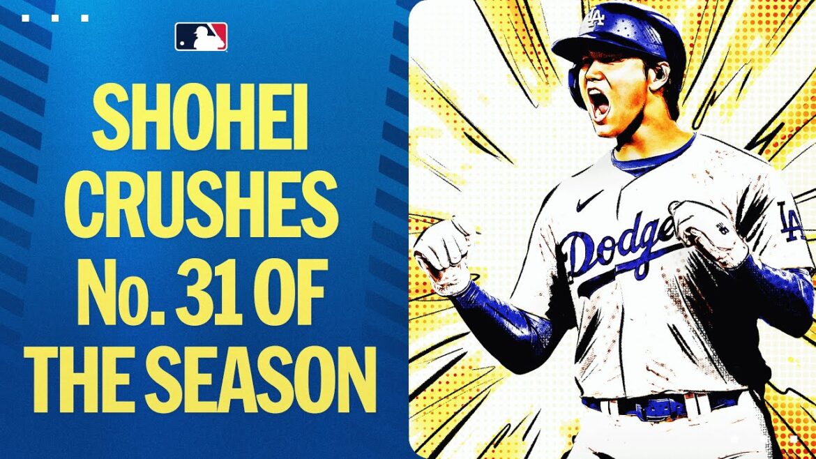 Shohei Ohtani hits his NL-leading 31st homer of the season! 大谷翔平ハイライト