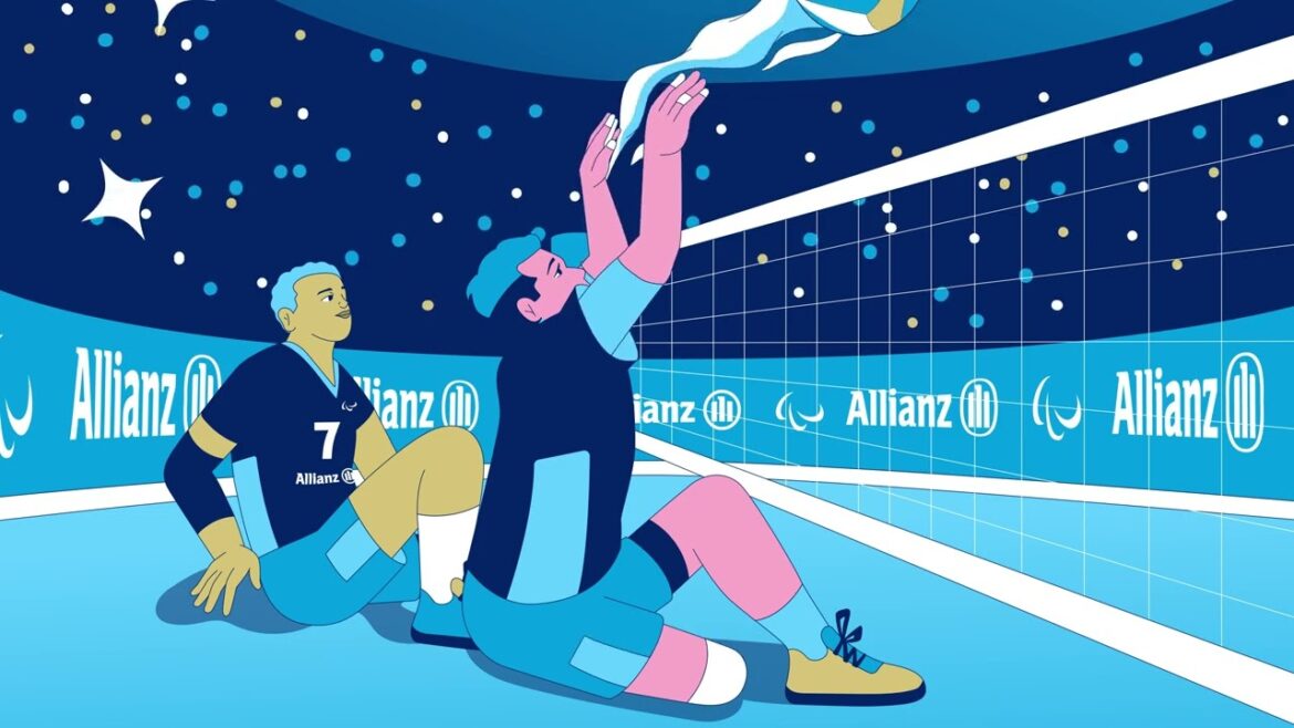 パラリンピックのシッティングバレーボール 🏐