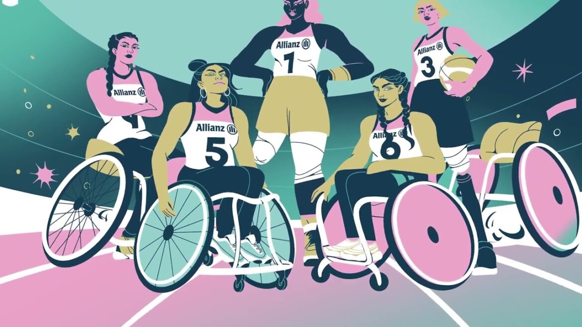 車椅子バスケットボールを発見！