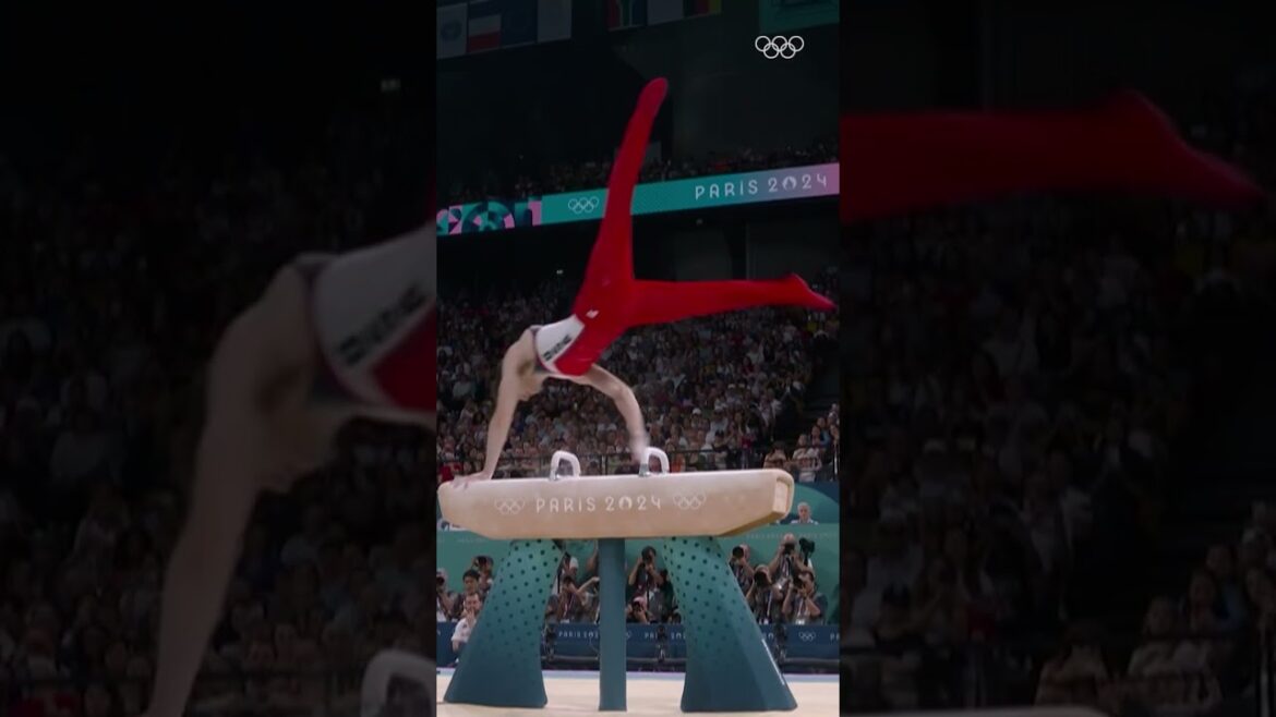 Gymnast Stephen Nedoroscik, aka the Clark Kent of #Paris2024 – very demure, very mindful 😎