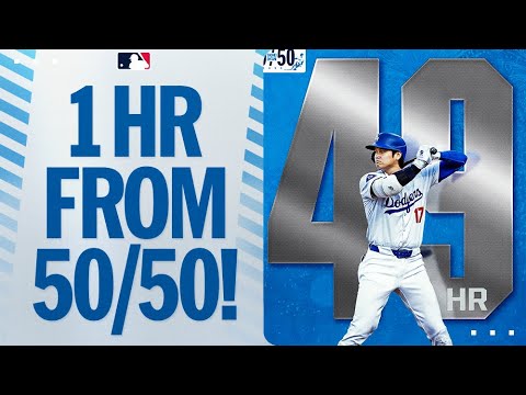 49!! Shohei Ohtani is now 1 HOMER AWAY from a 50/50 season! | 大谷翔平ハイライト
