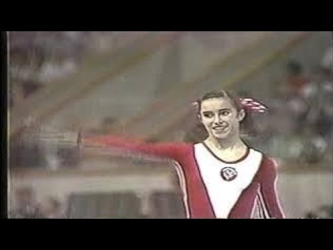 ステラ・ザハロワ(ソ連)平均台 1979プレオリンピック個人総合