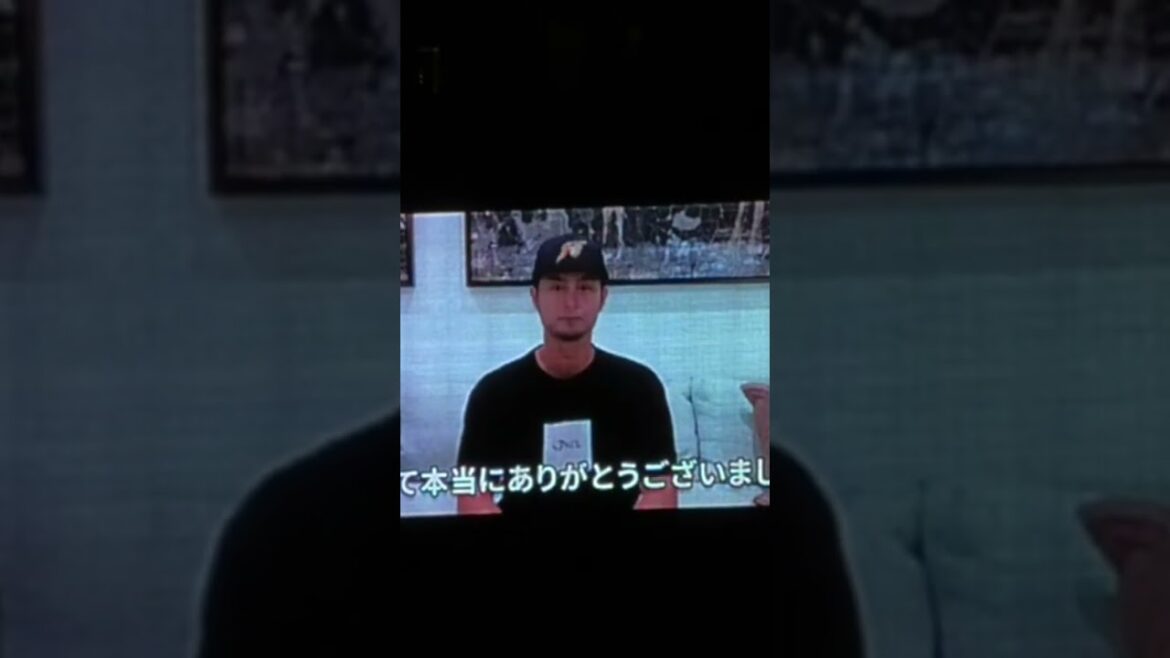 ダルビッシュ有、引退する青木宣親を労う #東京ヤクルトスワローズ #shorts